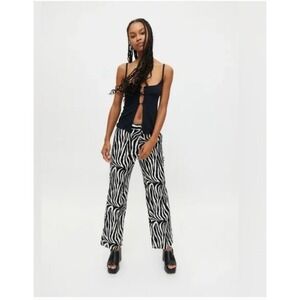 Urban Outfitters Zebra Print Cargo Pants
